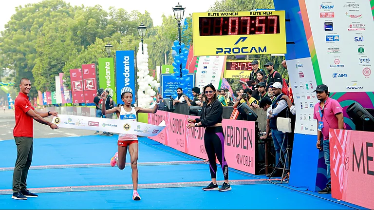 Delhi Half Marathon 2023. - X | DelhiHM_
